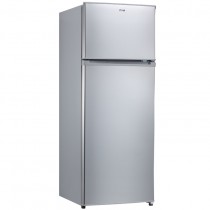 MIKA Refrigerator, 201L, Direct Cool, Double Door, Stainless Steel