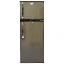 MIKA Refrigerator, 200L, Direct Cool, Double Door, Black Brush