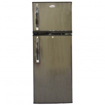 MIKA Refrigerator, 200L, Direct Cool, Double Door, Black Brush