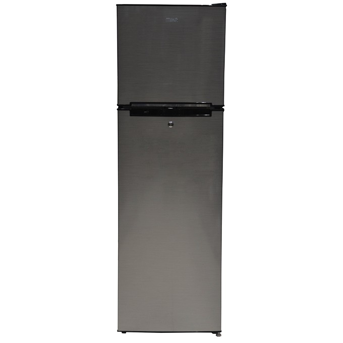 MIKA Refrigerator, 168L, Direct Cool, Double Door, Line Silver Dark