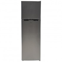 MIKA Refrigerator, 168L, Direct Cool, Double Door, Silver Brush