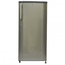 MIKA Refrigerator, 170L, Direct Cool, Single Door, Hairline Silver