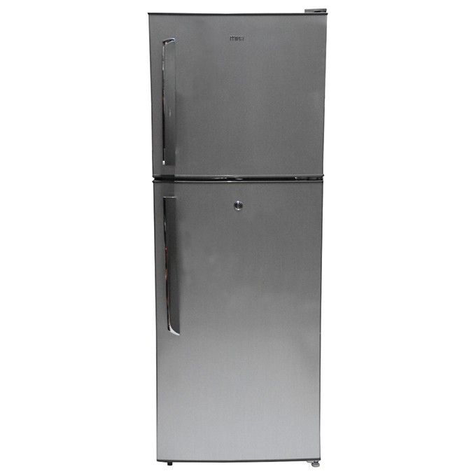 MIKA Refrigerator, 138L, Direct Cool, Double Door, Line Silver Light