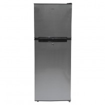 MIKA Refrigerator, 138L, Direct Cool, Double Door, Line Silver Dark