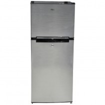 MIKA Refrigerator, 118L, Direct Cool, Double Door, Line Silver Dark