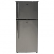 MIKA Refrigerator, 118L, Direct Cool, Double Door, Silver Brush