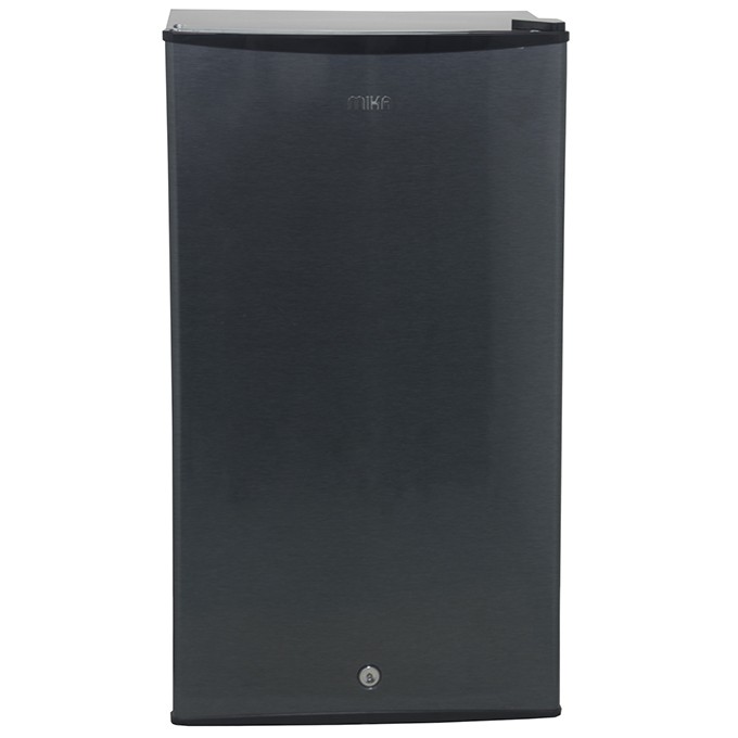 MIKA Refrigerator, 92L, Direct Cool, Single Door, Dark Stainless Steel