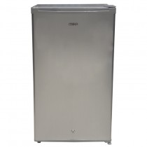 MIKA Refrigerator, 92L Direct Cool, Single Door, Silver Brush