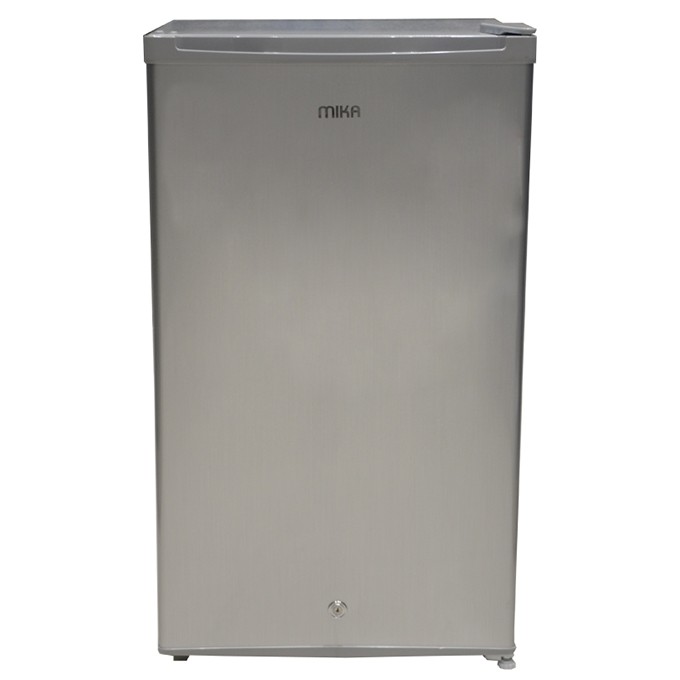 MIKA Refrigerator, 92L Direct Cool, Single Door, Silver Brush