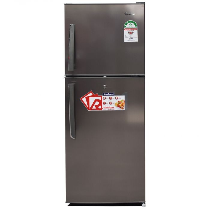 Ramtons 201L Double Door No Frost Fridge, Silver- RF/141