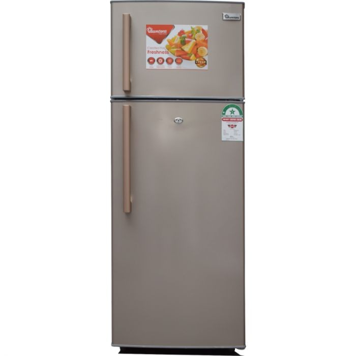 Ramtons 213L 2 Door Direct Cool Fridge, Champagne- RF/243