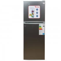 Ramtons 128L 2 Door Direct Cool Fridge, Titan Steel- RF/177