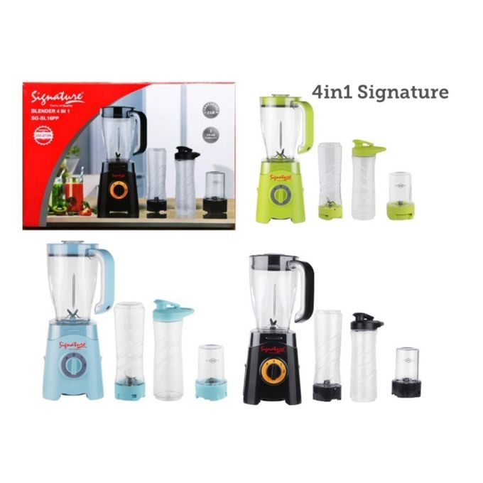 Signature 4 In 1 Blender With Grinder 1.25L
