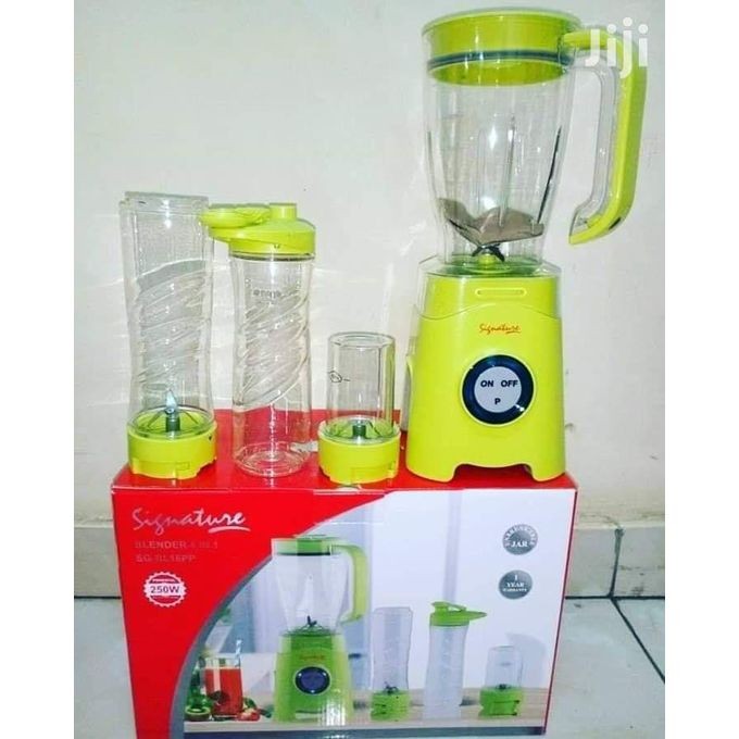Signature 4 In 1 Blender With Grinder 1.25L