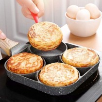 4 Non-Stick Pancake Hole Egg Pan