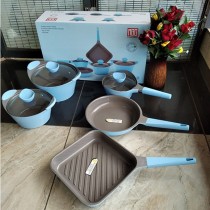 Generic 16pcs ceramic granite Cookware set