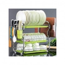 Generic 3-Tier Stainless Steel Dish Drainer Drying Rack