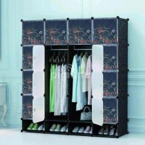 Generic 4-Column Plastic Wardrobe