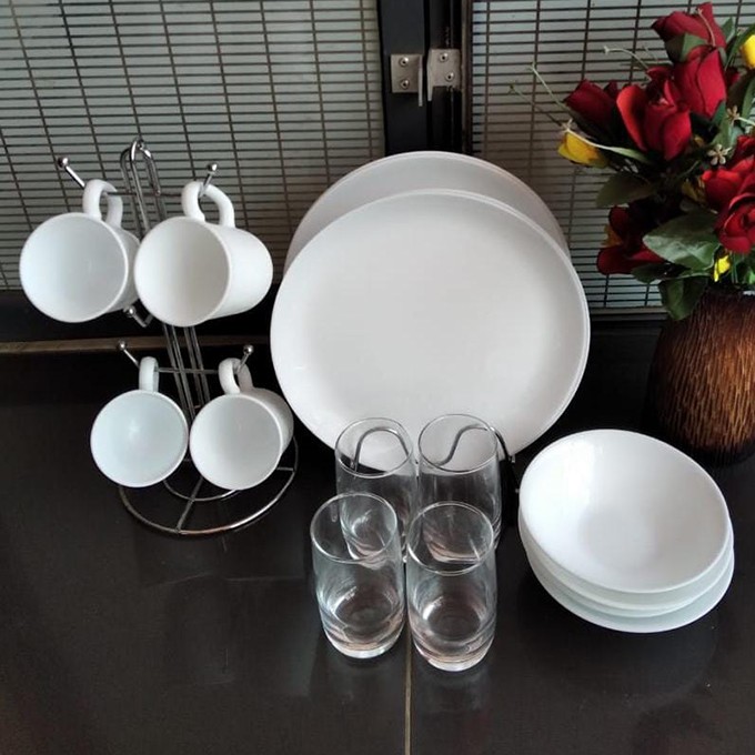 Luminarc White Dinner Set 16Pcs