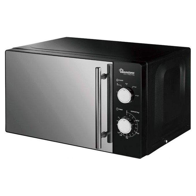 RAMTONS 20 LITERS MANUAL MICROWAVE BLACK- RM/459