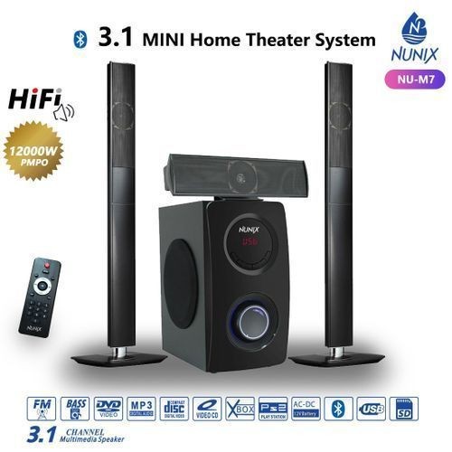 Nunix 3.1 MINI Home Theater System M7 12000 Watts